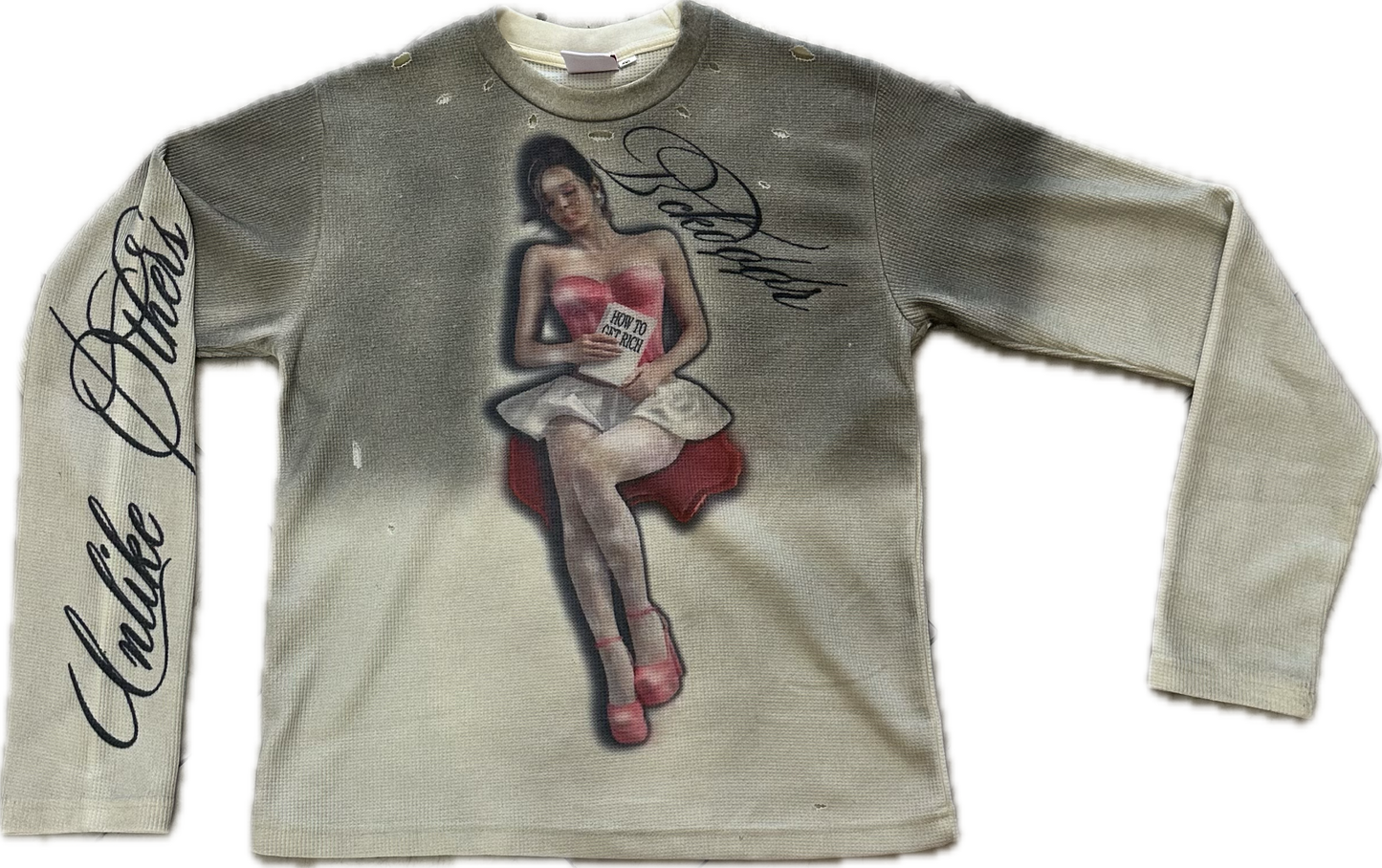 “How to Get Rich” Thermal Long Sleeve